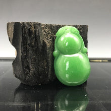 Load image into Gallery viewer, 10% OFF- Certified Natural Burmese Jadeite Emerald Jade HandCarved Gourd Pendant《Grade A》Z23