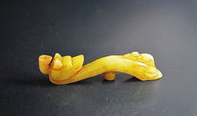 Load image into Gallery viewer, 10% OFF- Certified Natural Yellow Jadeite Emerald Jade HandCarved Dragon Pendant《Grade A》A99