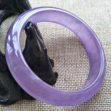 Load image into Gallery viewer, 10% OFF- 54/55/56 mm Certified Natural Jadeite Emerald A*Jade HandCarved Bangle T205