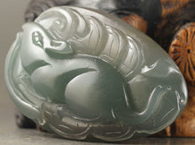 Load image into Gallery viewer, 10% OFF- Certified Natural Jadeite Emerald A*Jade HandCarved Rabbit Pendant NO.Z317