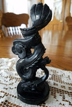 Load image into Gallery viewer, 5.25''H-Chinese Natural Antique Black Jade HandCarved Dragon Statue