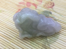 Load image into Gallery viewer, 10% OFF- Certified Natural Icy 3 Color Jadeite Emerald A*Jade HandCarved Lucky Cabbage Pendant A-0574