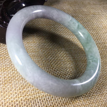Load image into Gallery viewer, 10% OFF- 56/57/58 mm Certified Natural 3 Color Jadeite Emerald A*Jade HandCarved Bangle B043