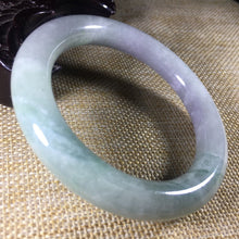 Load image into Gallery viewer, 10% OFF- 56/57/58 mm Certified Natural 3 Color Jadeite Emerald A*Jade HandCarved Bangle B043