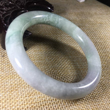 Load image into Gallery viewer, 10% OFF- 56/57/58 mm Certified Natural 3 Color Jadeite Emerald A*Jade HandCarved Bangle B043