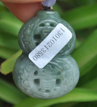 Load image into Gallery viewer, 10%OFF- Certified Natural Icy Jadeite Emerald Jade Translucent Gourd Pendant《Grade A》3580
