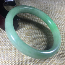 Load image into Gallery viewer, 10% OFF- 57/58/59 mm Certified Natural Jadeite Emerald A*Jade HandCarved Bangle B023