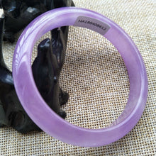 Load image into Gallery viewer, 10% OFF- 56/57/58 mm Certified Natural Jadeite Emerald A*Jade HandCarved Bangle 8612