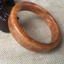 Load image into Gallery viewer, 10% OFF- 55/56/57mm Certified Natural Red Jadeite Emerald A*Jade HandCarved Bangle B119