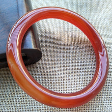 Load image into Gallery viewer, 10% OFF- 58/59/60mm Certified Natural Red Jadeite Emerald A*Jade HandCarved Bangle Z906