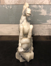 Load image into Gallery viewer, 5.75'' Height-Chinese Antique Genuine Natural White Jade HandCarved Horse Statue
