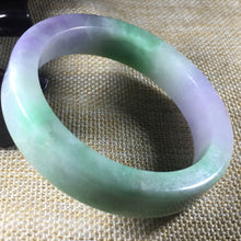 Load image into Gallery viewer, 10% OFF- 57/58/59 mm Certified Natural 3 Color Jadeite Emerald A*Jade HandCarved Bangle C051