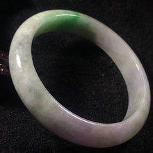 Load image into Gallery viewer, 10% OFF- 58/59/60 mm Certified Natural 3 Color Jadeite Emerald A*Jade HandCarved Bangle A065