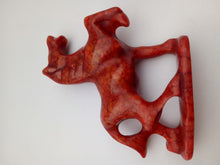 Load image into Gallery viewer, 4.4''H-Chinese Antique Genuine Natural Red Jade HandCarved Lucky Horse Statue