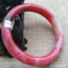Load image into Gallery viewer, 10% OFF- 59/60/61 mm Certified Natural Red Jadeite Emerald A*Jade HandCarved Bangle U136