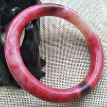 Load image into Gallery viewer, 10% OFF- 59/60/61 mm Certified Natural Red Jadeite Emerald A*Jade HandCarved Bangle U136