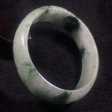 Load image into Gallery viewer, 10% OFF- 53/54/55 mm Certified Natural Jadeite Emerald A*Jade HandCarved Bangle A07