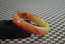 Load image into Gallery viewer, 10% OFF- 57/58/59mm Certified Natural Red Xiu Emerald A*Jade HandCarved Bangle A555