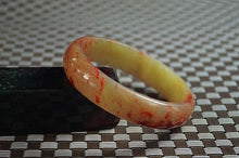 Load image into Gallery viewer, 10% OFF- 57/58/59mm Certified Natural Red Xiu Emerald A*Jade HandCarved Bangle A555