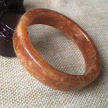 Load image into Gallery viewer, 10% OFF- 55/56/57mm Certified Natural Red Jadeite Emerald A*Jade HandCarved Bangle B119