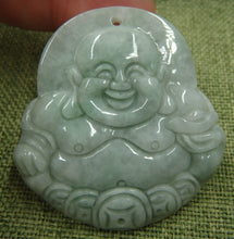 Load image into Gallery viewer, 10% OFF- Certified Natural Oily Jadeite Emerald A*Jade HandCarved Buddha Pendant C601