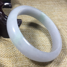Load image into Gallery viewer, 10% OFF- 56/57/58 mm Certified Natural Lavender Jadeite Emerald A Jade HandCarved Bangle B019
