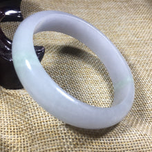 Load image into Gallery viewer, 10% OFF- 56/57/58 mm Certified Natural Lavender Jadeite Emerald A Jade HandCarved Bangle B019