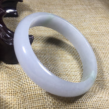 Load image into Gallery viewer, 10% OFF- 56/57/58 mm Certified Natural Lavender Jadeite Emerald A Jade HandCarved Bangle B019