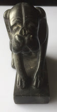 Load image into Gallery viewer, 3.50''H-Chinese Natural Antique Black Jade HandCarved Dog Figurine Statue