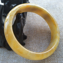 Load image into Gallery viewer, 10% OFF- 57/58/59mm Certified Natural Jadeite Emerald A*Jade Caved Bangle K105