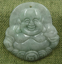 Load image into Gallery viewer, 10% OFF- Certified Natural Oily Jadeite Emerald A*Jade HandCarved Buddha Pendant C601