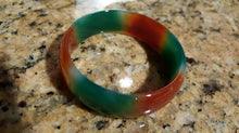 Load image into Gallery viewer, 10% OFF- 48/49/50 mm Certified Natural Multi-Color Emerald A*Jade HandCarved Bangle A1943