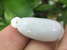 Load image into Gallery viewer, 10% OFF- Certified Natural Icy Jadeite Emerald A*Jade HandCarved Pendant 1383