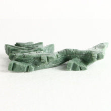 Load image into Gallery viewer, Chinese Genuine Natural Green Dushan Jade HandCarved Dragon Statue MF104