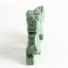 Load image into Gallery viewer, Chinese Genuine Natural Green Dushan Jade HandCarved Dragon Statue MF104