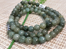 Load image into Gallery viewer, 10% OFF- 20in/520mm Certified Natural Oily Jadeite Emerald A*Jade Handcarved Bracelet-Necklace 0975