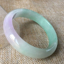 Load image into Gallery viewer, 10% OFF- 57/58/59mm Certified Natural 3 Color Jadeite Emerald A*Jade HandCarved Bangle x2469