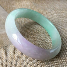 Load image into Gallery viewer, 10% OFF- 57/58/59mm Certified Natural 3 Color Jadeite Emerald A*Jade HandCarved Bangle x2469