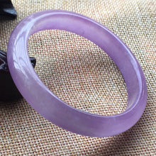 Load image into Gallery viewer, 10% OFF- 57/58/59mm Certified Natural Jadeite Emerald A*Jade HandCarved Bangle HA0812
