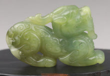 Load image into Gallery viewer, 10% OFF- Certified Natural Jadeite Emerald A*Jade HandCarved Dragon-Pixiu Pendant A88