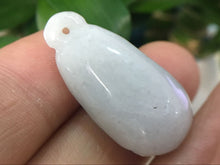 Load image into Gallery viewer, 10% OFF- Certified Natural Icy Jadeite Emerald A*Jade HandCarved Pendant 1383