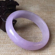 Load image into Gallery viewer, 10% OFF- 55/56/57mm Certified Natural Jadeite Emerald A*Jade HandCarved Bangle L062