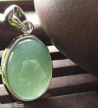 Load image into Gallery viewer, 10% OFF- Certified Natural Jadeite Emerald A*Jade HandCarved Oval Pendant White Gold Plated