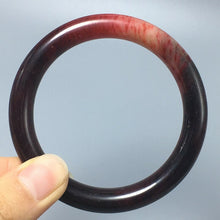 Load image into Gallery viewer, 10% OFF- 55/56/57mm Certified Natural Red Jadeite Emerald A*Jade HandCarved Bangle A28