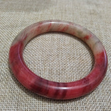 Load image into Gallery viewer, 10% OFF- 5758/59mm Certified Natural Red Jadeite Emerald A*Jade HandCarved Bangle H505