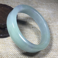 Load image into Gallery viewer, 10% OFF- 55/56/57mm Certified Natural Jadeite Emerald A*Jade HandCarved Bangle L110