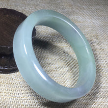 Load image into Gallery viewer, 10% OFF- 55/56/57mm Certified Natural Jadeite Emerald A*Jade HandCarved Bangle L110