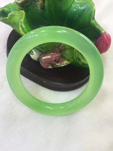 Load image into Gallery viewer, 10% OFF- 58-63mm Certified Natural Green Icy Emerald A*Jade HandCarved Bangle