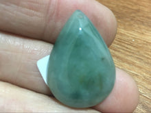 Load image into Gallery viewer, 10% OFF- Certified Natural Oily Green Jadeite Emerald A*Jade HandCarved Water Drop Pendant 2494