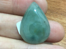 Load image into Gallery viewer, 10% OFF- Certified Natural Oily Green Jadeite Emerald A*Jade HandCarved Water Drop Pendant 2494
